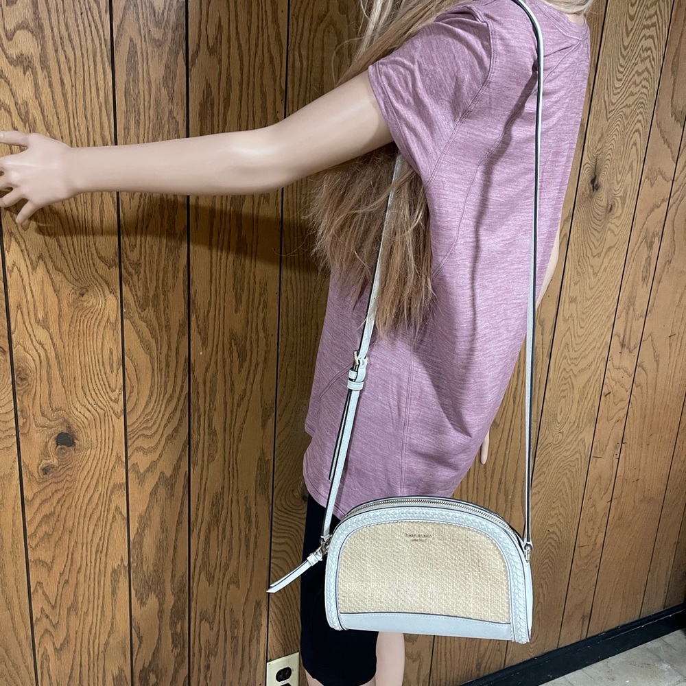 Kate Spade ♠️ Small Straw Crossbody ... - Picture 3 of 16